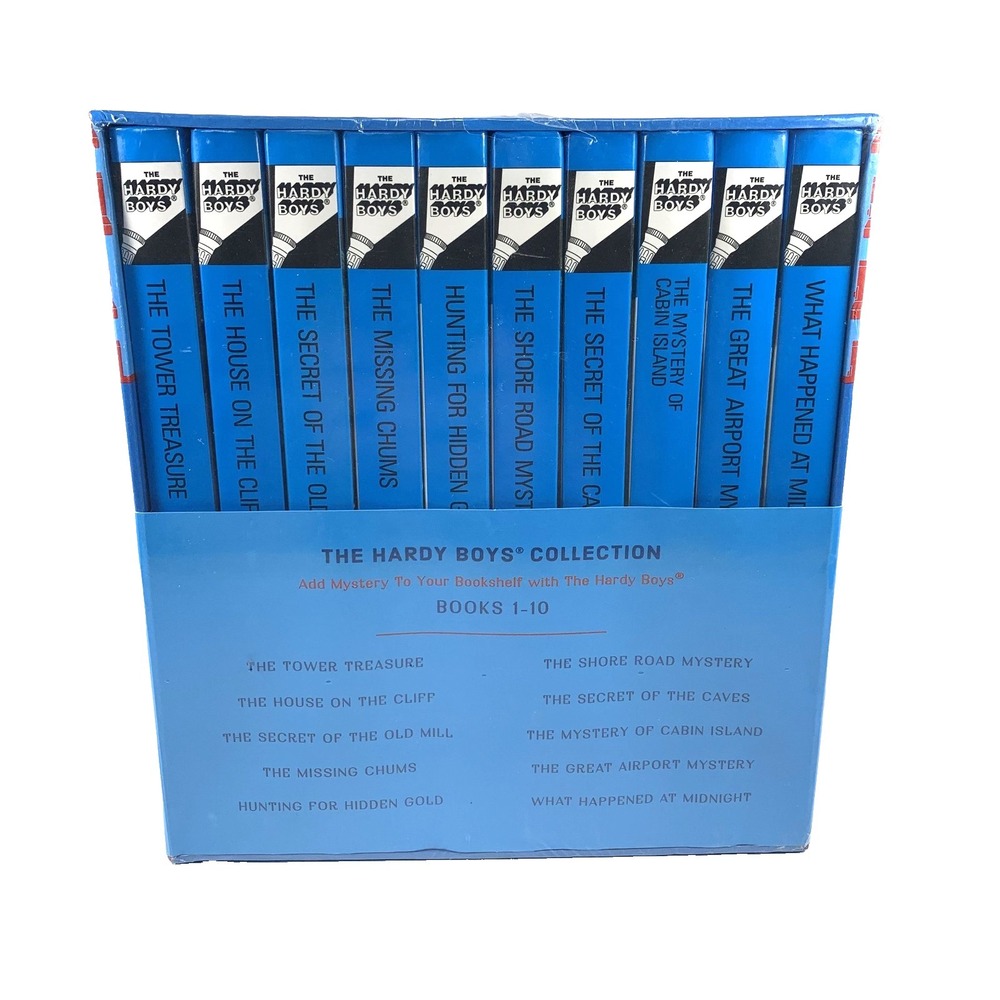 New The Hardy Boys Collection Books 1-10 Complete Hardcover Box Set Factory Seal